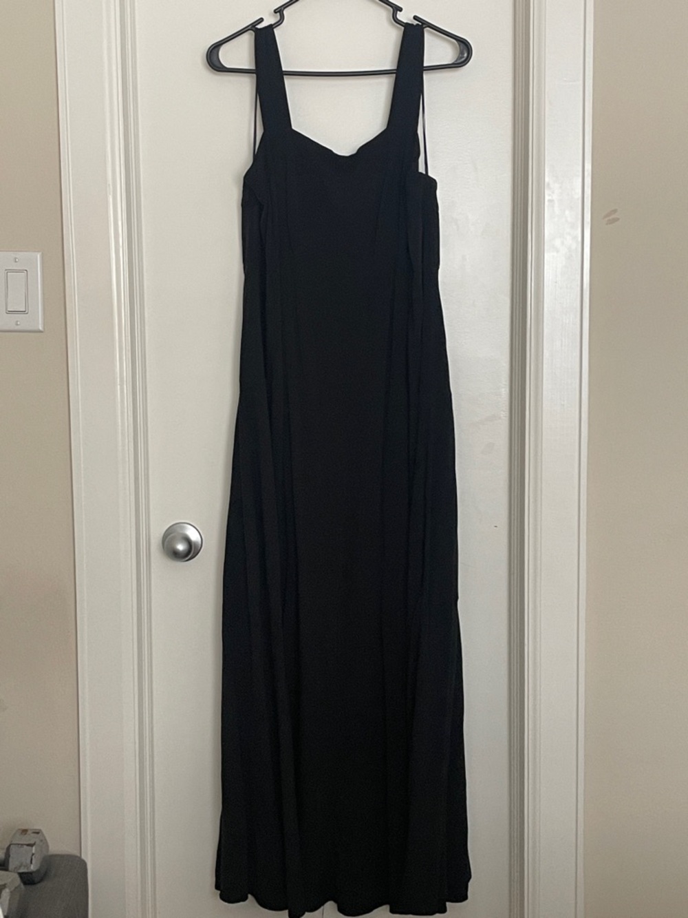 Vince Camuto Black Maxi Dress with Wide Straps
